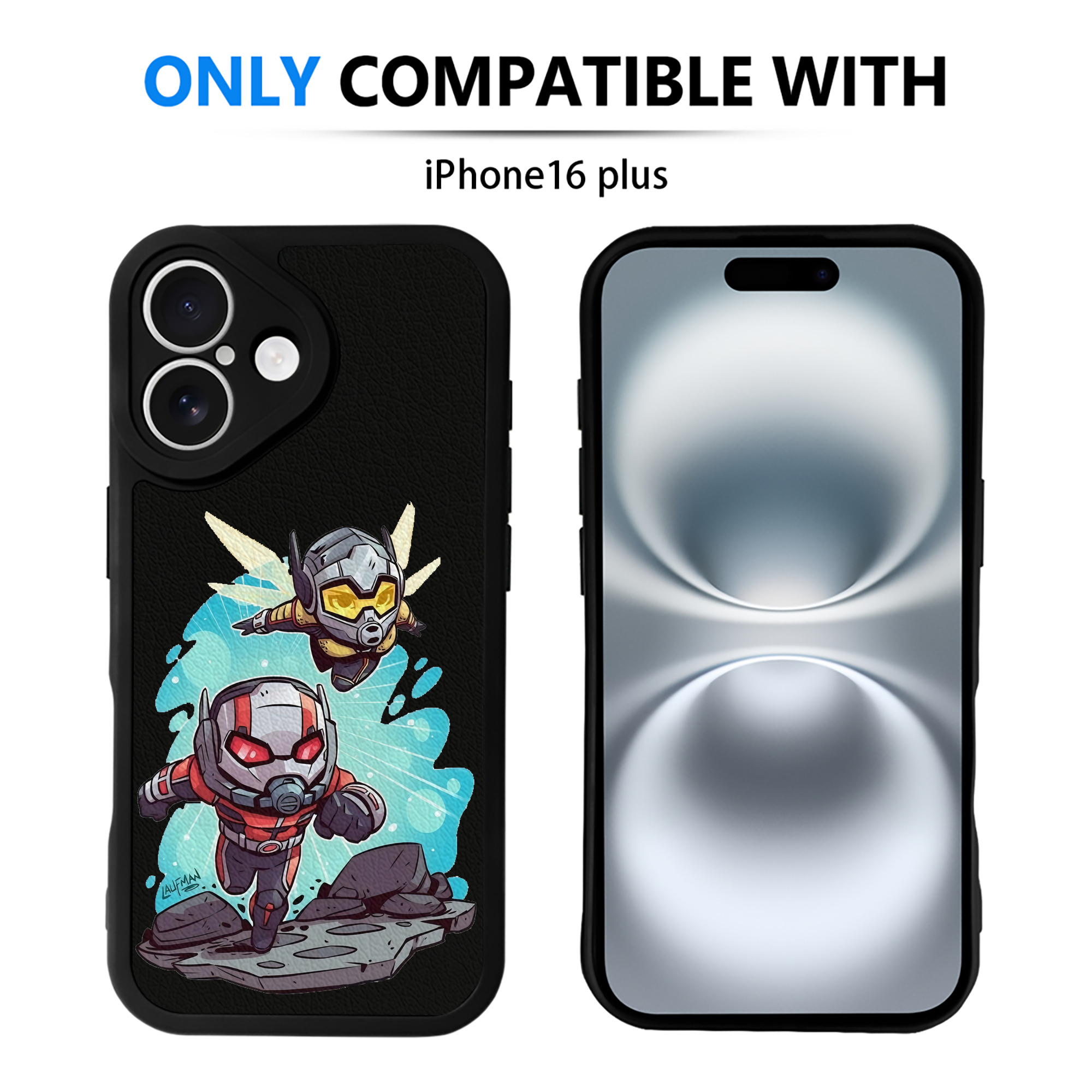 （画像用） アベンジャーズ The Avengers 【iPhone 16シリーズ対応】シリコンスマホケース（レザー調） 材質：シリコン